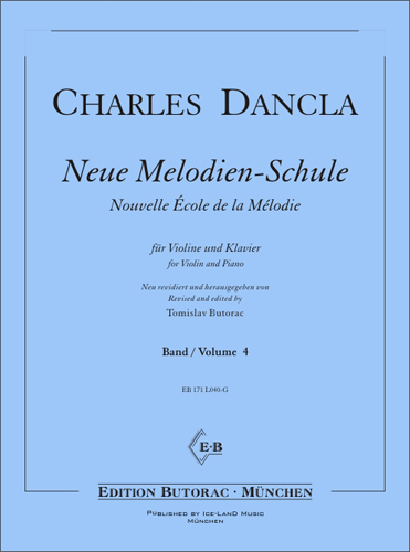 Cover - Dancla, Neue Melodien-Schule - Band 4